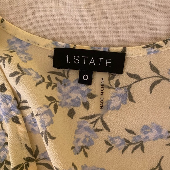 1 state midi floral dress - Picture 3 of 3